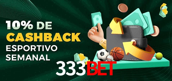 10% de bônus de cashback na 333bet